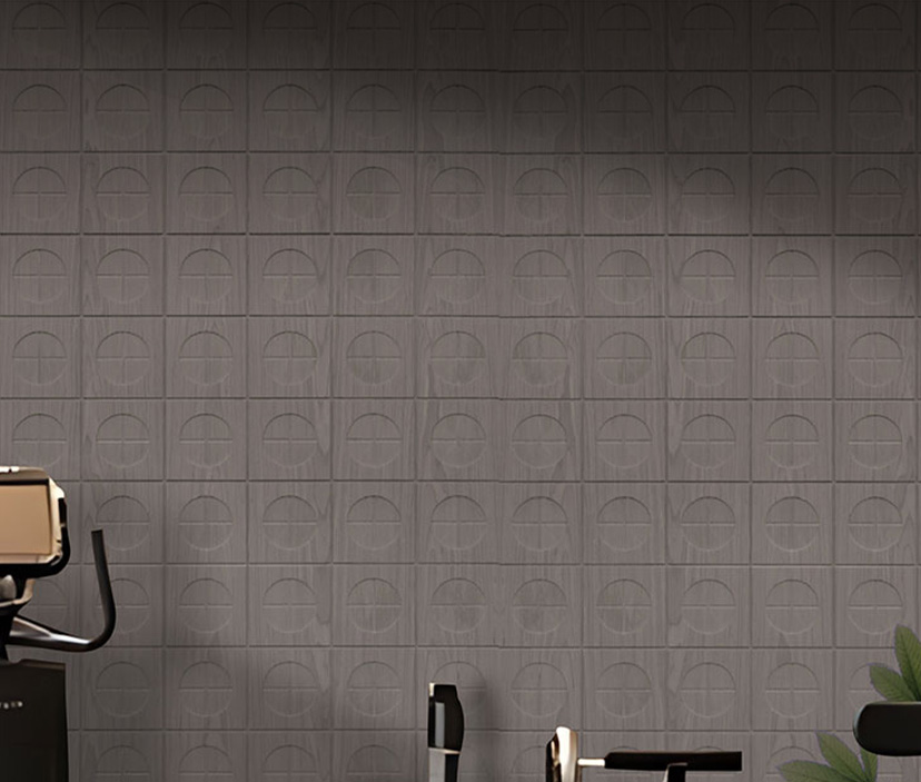 Furrow Reganto hybrid fluted panel featuring geometric circular textures – The Art of Hybrid Fluted Elegance